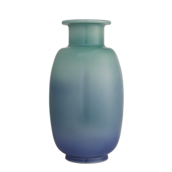 SUNG VASE VERDIGRIS & BLUE