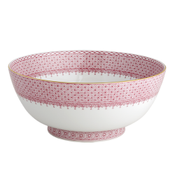 PINK LACE ROUND BOWL