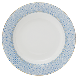 CORNFLOWER RIM SOUP PLATE