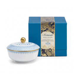 CORNFLOWER LACE HEIRLUMINARE GRAND ROUND BOX