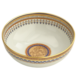 CHINOISE BLUE ROUND BOWL