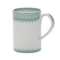 GREEN LACE MUG