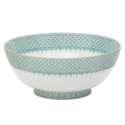 GREEN LACE ROUND BOWL