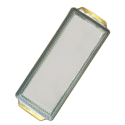 GREEN LACE SANDWICH TRAY