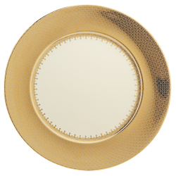 LACE SERVICE PLATE GOLD