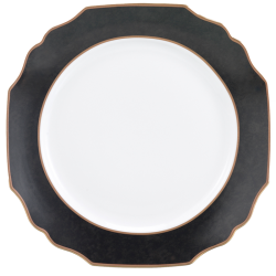 FETIVAL BLACK SERVICE PLATE