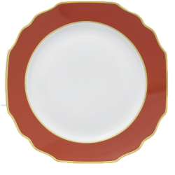 FESTIVAL CINNABAR SERVICE PLATE