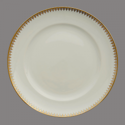 GOLD ARROWHEAD DINNER PLATE