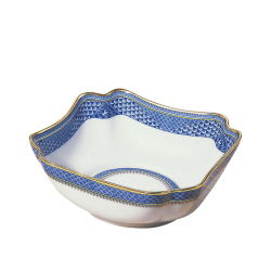 INDIGO WAVE SM SQUARE BOWL, SMALL