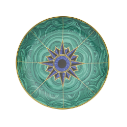 MALACHITE DESSERT PLATE