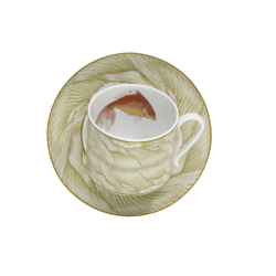 WATER DANCE CAN CUP & SAUCER