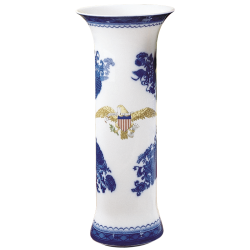 DIPLOMATIC EAGLE TRUMPET VASE