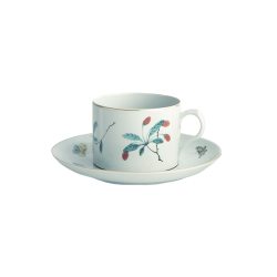 FAMILLE VERTE CAN  CUP&SAUCER