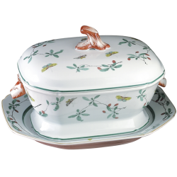 FAMILLE VERTE TUREEN & STAND