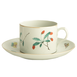 FAMILLE VERTE LARGE CUP&SAUCER