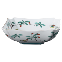 FAMILLE VERTE LOW SQUARE BOWL