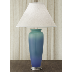 CLASSIC VASE LAMP VERDIGRIS & BLUE