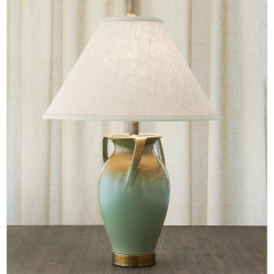 ORION EWER LAMP GOLD & VERDIGRIS