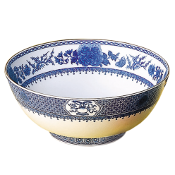 IMPERIAL BLUE ROUND SALAD BOWL  9''