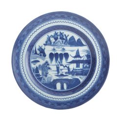 BLUE CANTON DESSERT PLATE