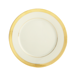 MALMAISON  GOLD  WITH FILET DESSERT PLATE