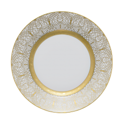 FARAHNAZ WHITE DESSERT PLATE