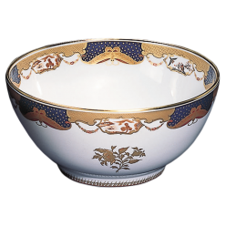 GOLDEN BUTTERFLY ROUND BOWL