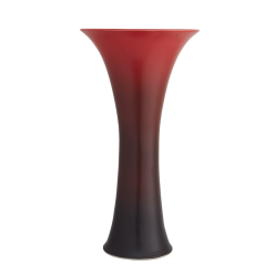 CALLALILY VASE RED & BLACK