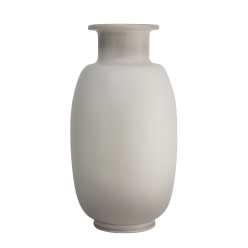 SUNG VASE WHITE & GRAY