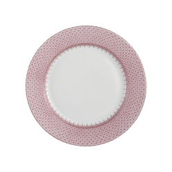 PINK LACE DESSERT PLATE