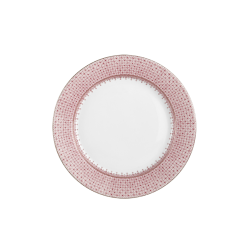PINK LACE BREAD & BUTTER PLATE
