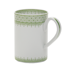 APPLE GREEN LACE MUG
