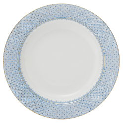 CORNFLOWER RIM SOUP PLATE