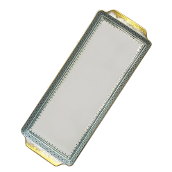 GREEN LACE SANDWICH TRAY