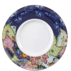 TOBACCO LEAF CONTEMPO SERVICE PLATE