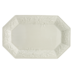 PINECONE OCTAGONAL PLATTER