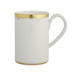 CHELSEA FEATHER GOLD MUG