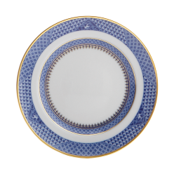 INDIGO WAVE DESSERT PLATE
