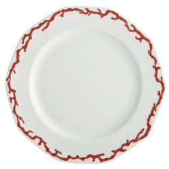 BARRIERA CORALLINA RED DINNER PLATE