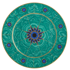MALACHITE SERVICE PLATE