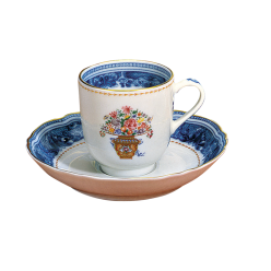 MANDARIN BOUQUET DEMITASSE CUP & SAUCER
