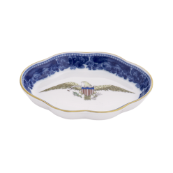 DIPLOMATIC EAGLE LOBED TRAY, SMALL