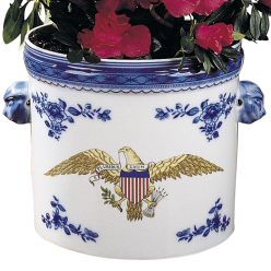 DIPLOMATIC EAGLE CACHEPOT