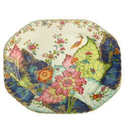 TOBACCO LEAF OCTAGONAL PLATTER 15''