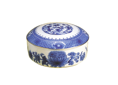 IMPERIAL BLUE LARGE ROUND BOX