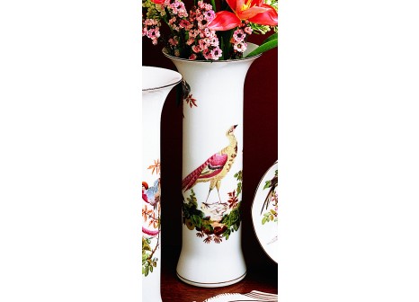 CHELSEA BIRD TRUMPET VASE B