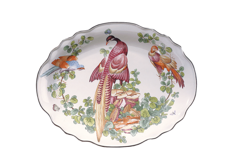 CHELSEA BIRD OVAL DISH