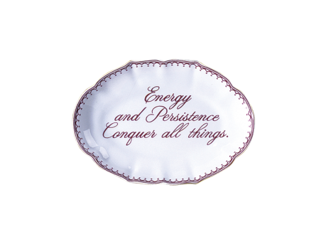 ENERGY AND PERSISTENCE CONQUER ALL THINGS 