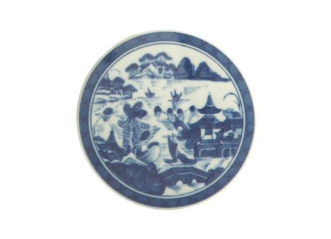 BLUE CANTON ROUND TILE