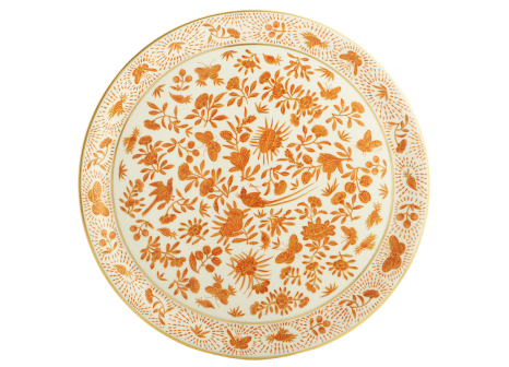 SACRED BIRD & BUTTERFLY CAKE PL ON WHITE BODY